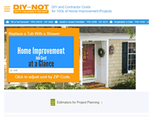 Tablet Screenshot of diyornot.com